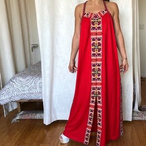 Caribbean influenced luxury summer dress